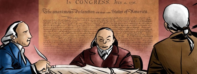 Declaración de independencia de los Estados Unidos.