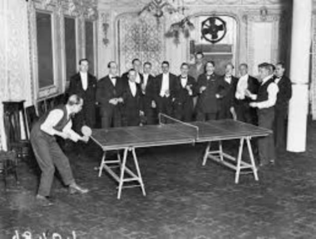 Ping Pong was invented