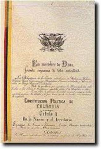 Constitución colombiana de  1886