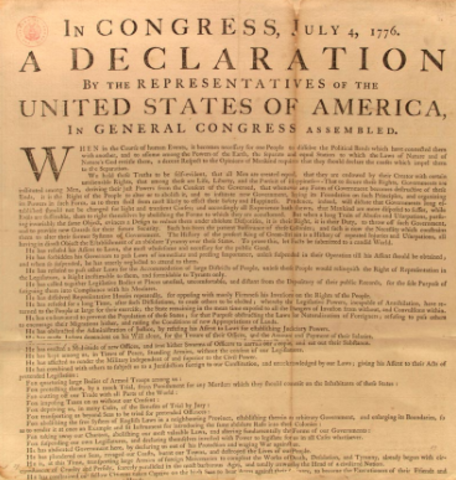 Declaration of Independence
