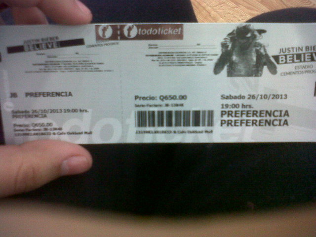 Justin Bieber con mi papá