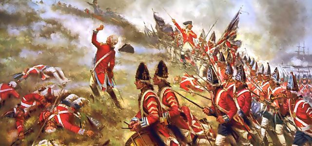 John Quincy Adams watches the Battle of Bunker Hill with his mother