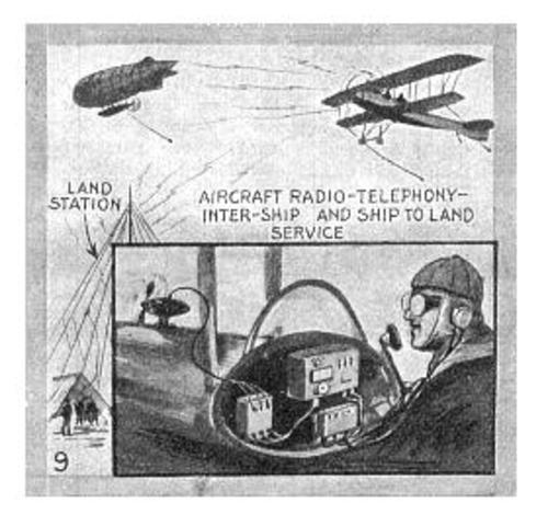 Radio Transmission from and Airplane