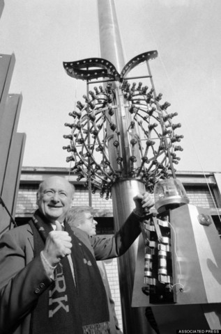 The tradition of dropping a ball in New York's Times Square to signal the beginning of the New Year is inaugurated