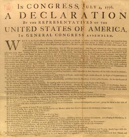 Declaration of Independance