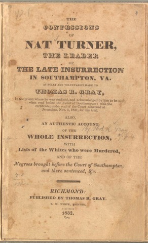 A slavery Rebellion by Nat Turner