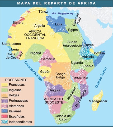 Repartición de África (1844-1845)