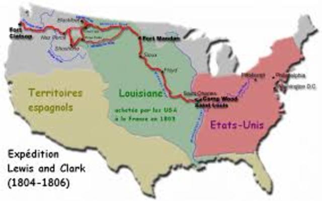 Lewis and clark explore the northern Louisiana purchase