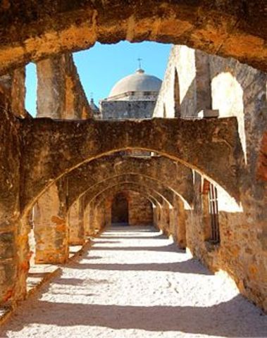 Mission San hose is completed in San Antonio and other missions are built