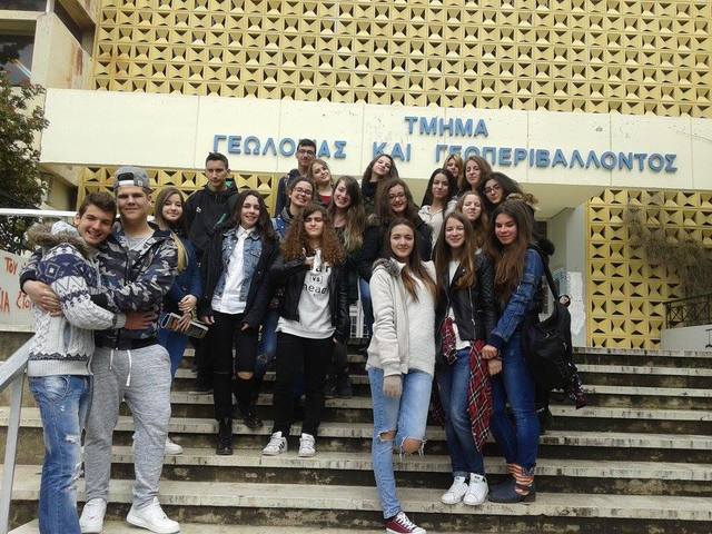 Επίσκεψη της ομάδας για τα σπήλαια στα μουσεία Γεωλογίας και Παλαιολογίας