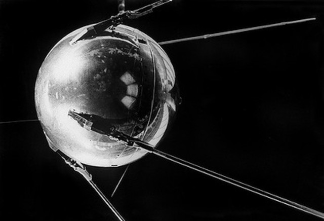 USSR launches Sputnik