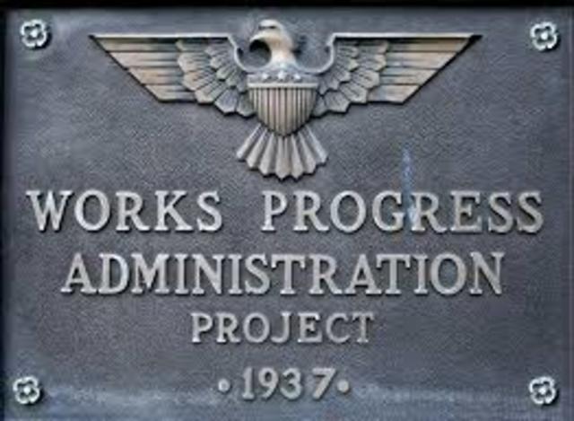 works progress administration established