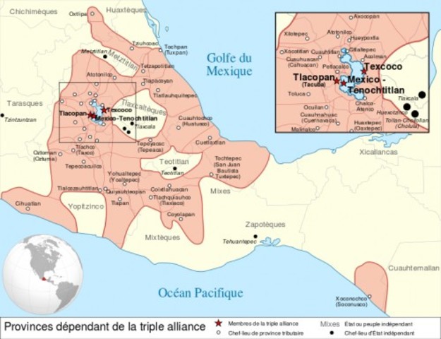 The city-states which spread over central Mexico