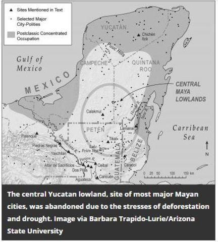 Cambio de la Localización de los Mayas