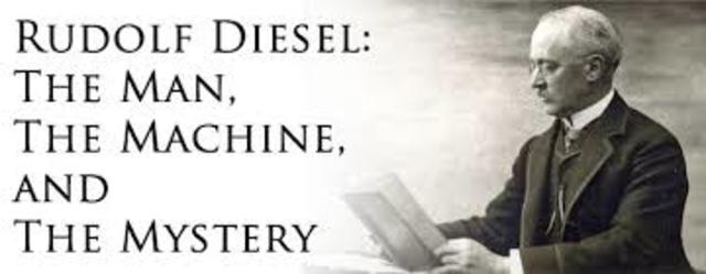 Inventor Rudolf Diesel vanishes