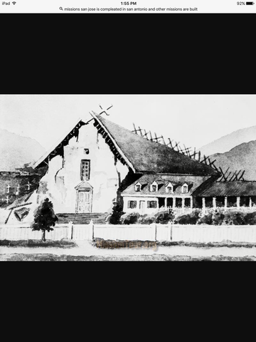 Mission San Jose is completed in San Antonio and other missions are built