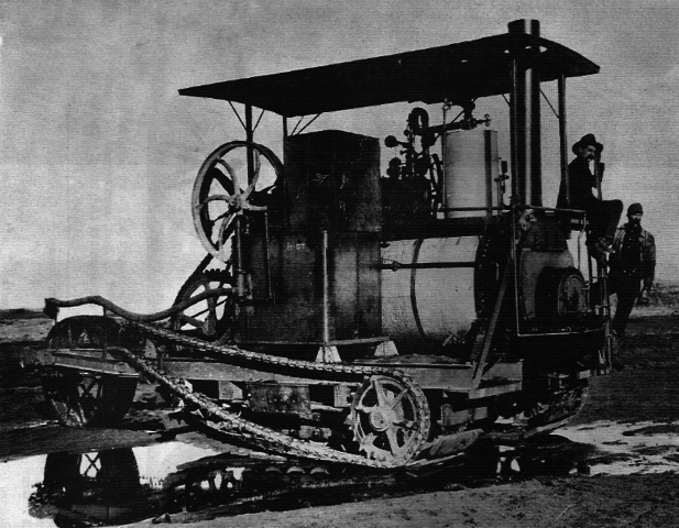 First Caterpillar Tracks In Use