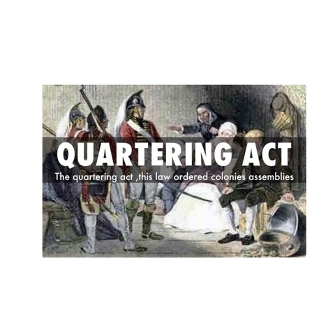 The Quartering Acts