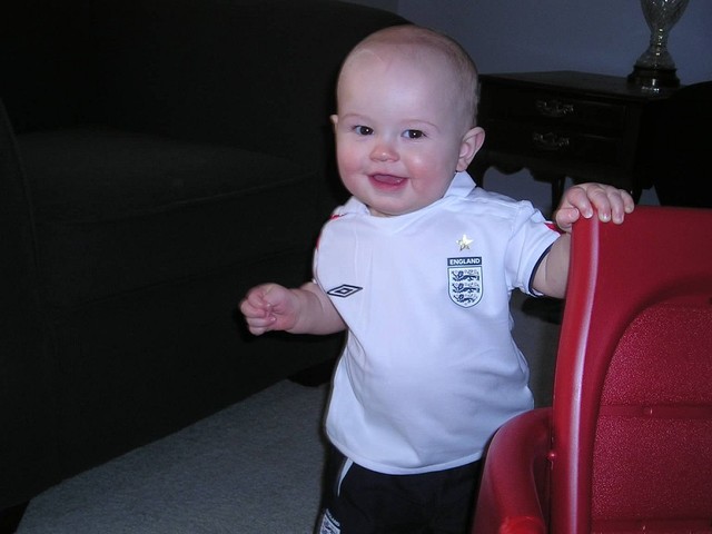 Connor walked for the first time.