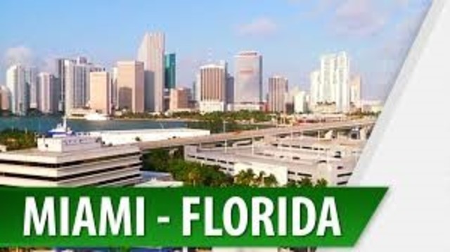 Mi trabajo actual en Miami.