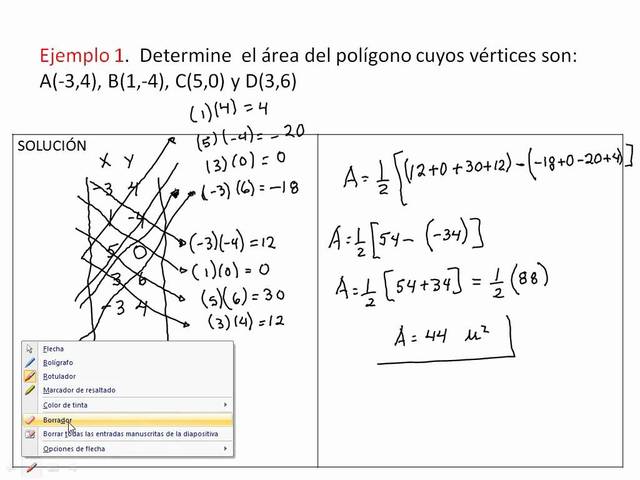 Área de un polígono