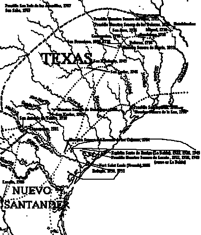 East Texas missions moved to San Antonio