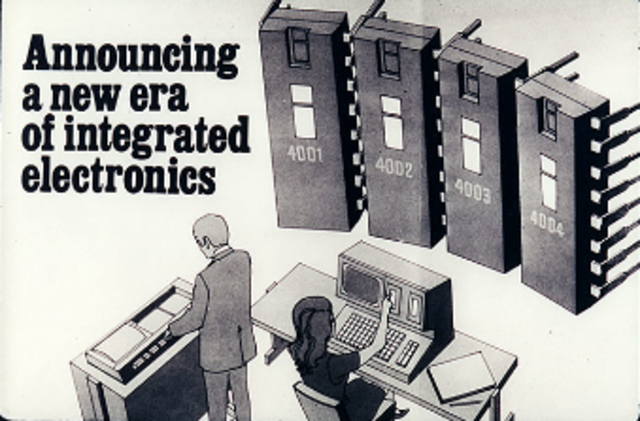 Intel Introduces the First Microprocessor