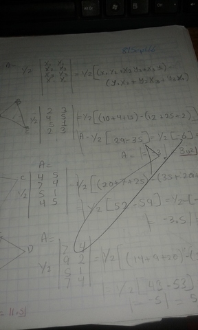 Calcular Área, Act.