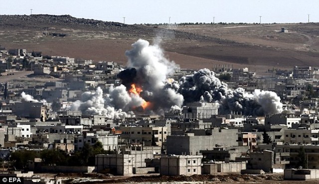 Ataques en Kobane,Siria