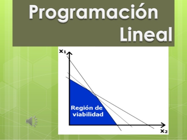 Programación lineal