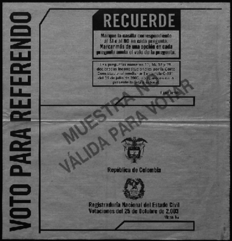 REFERENDO CONSTITUCIONAL