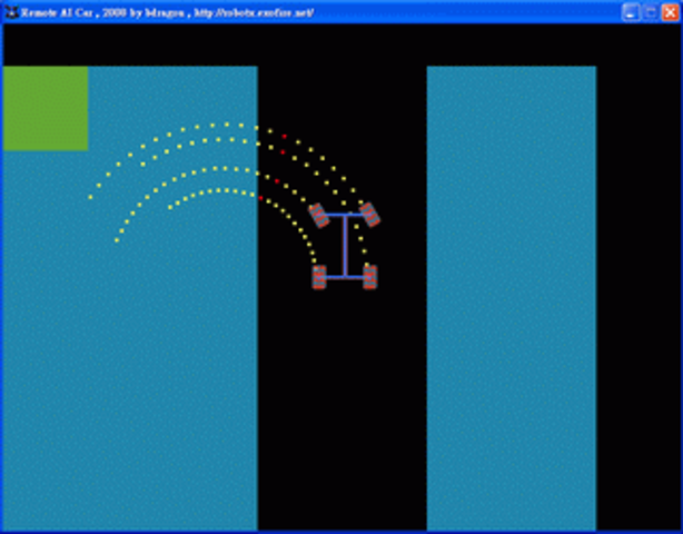 Vehicle driven by AI finishes race course