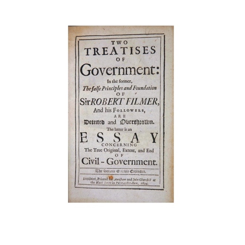 John Locke writes the Two Treaties of Governmet