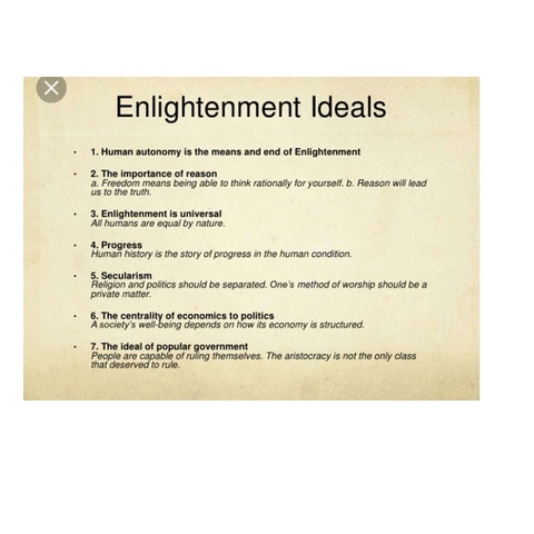 Enlightenment 1685-1815