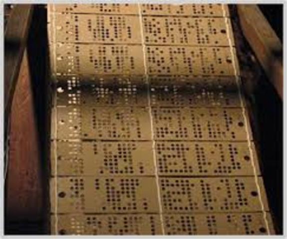 Las tarjetas perforadoras