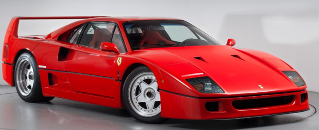 Ferrari builds his last car. The F40. It was built to celebrate his 40 year anniversary with his company. It was the fastest Ferrari ever built at the time. Ferrari died after this car. There is no known date for when it was built but it is the most known
