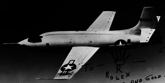 firs jet plane breaks sound barrier