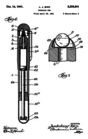 The First  Ballpoint Pen