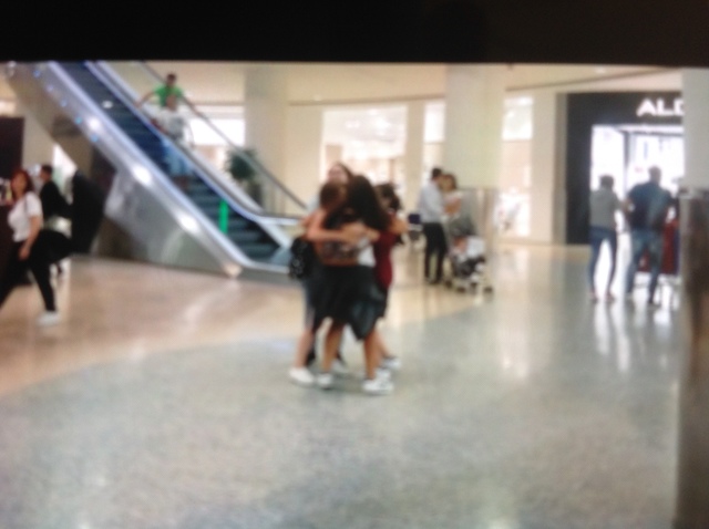 Ho incontrato le mie amiche a distanza