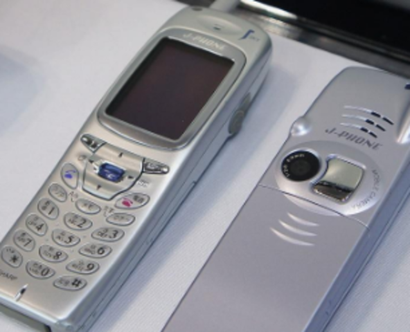 First cell phone with a camera