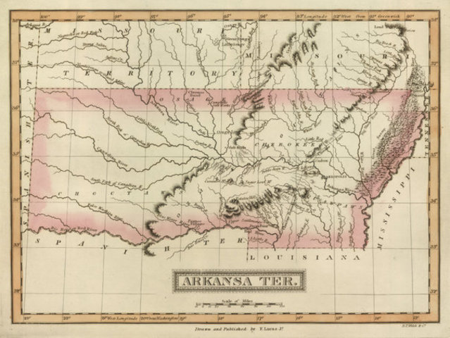 The Territory of Arkansas is established