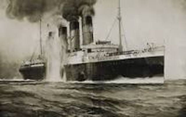 Lusitania Sunk