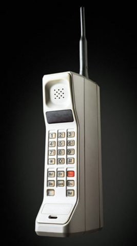 First cell phone call