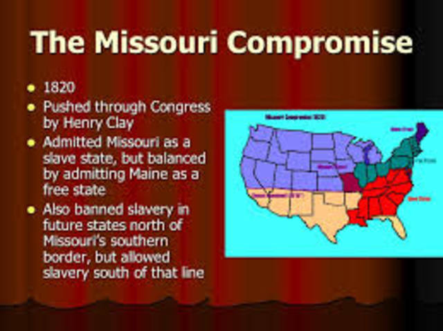 Congress approves the Missouri compromise