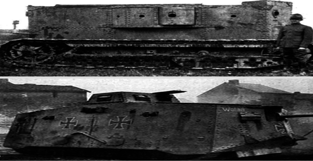 The first Tanks of WW1