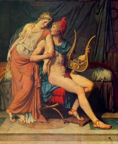 Paris goes to visit King Menelaus of Sparta