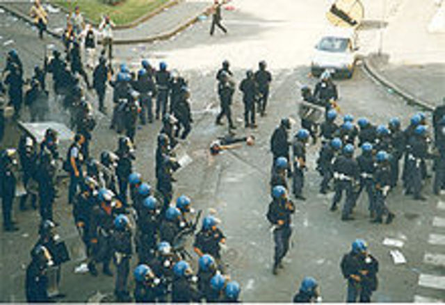 Contracumbre Genóvia, Italia