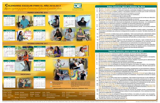 1976 Plan de Calendario Escolar Continuo (Los Quinmestres)
