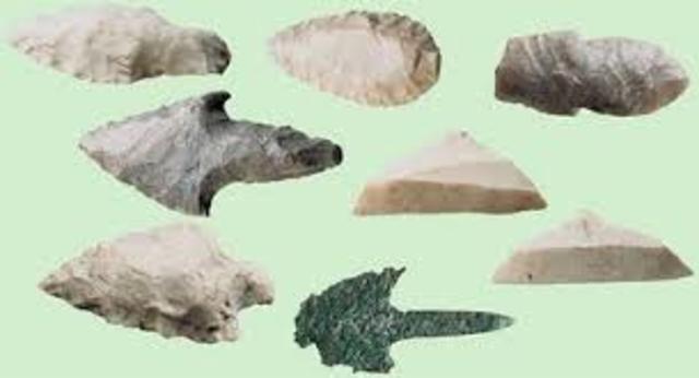 Útiles de piedra labrados a partir de un núcleo