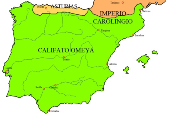 Provincia dependiente del Califato Omeya de Damasco (711-756)
